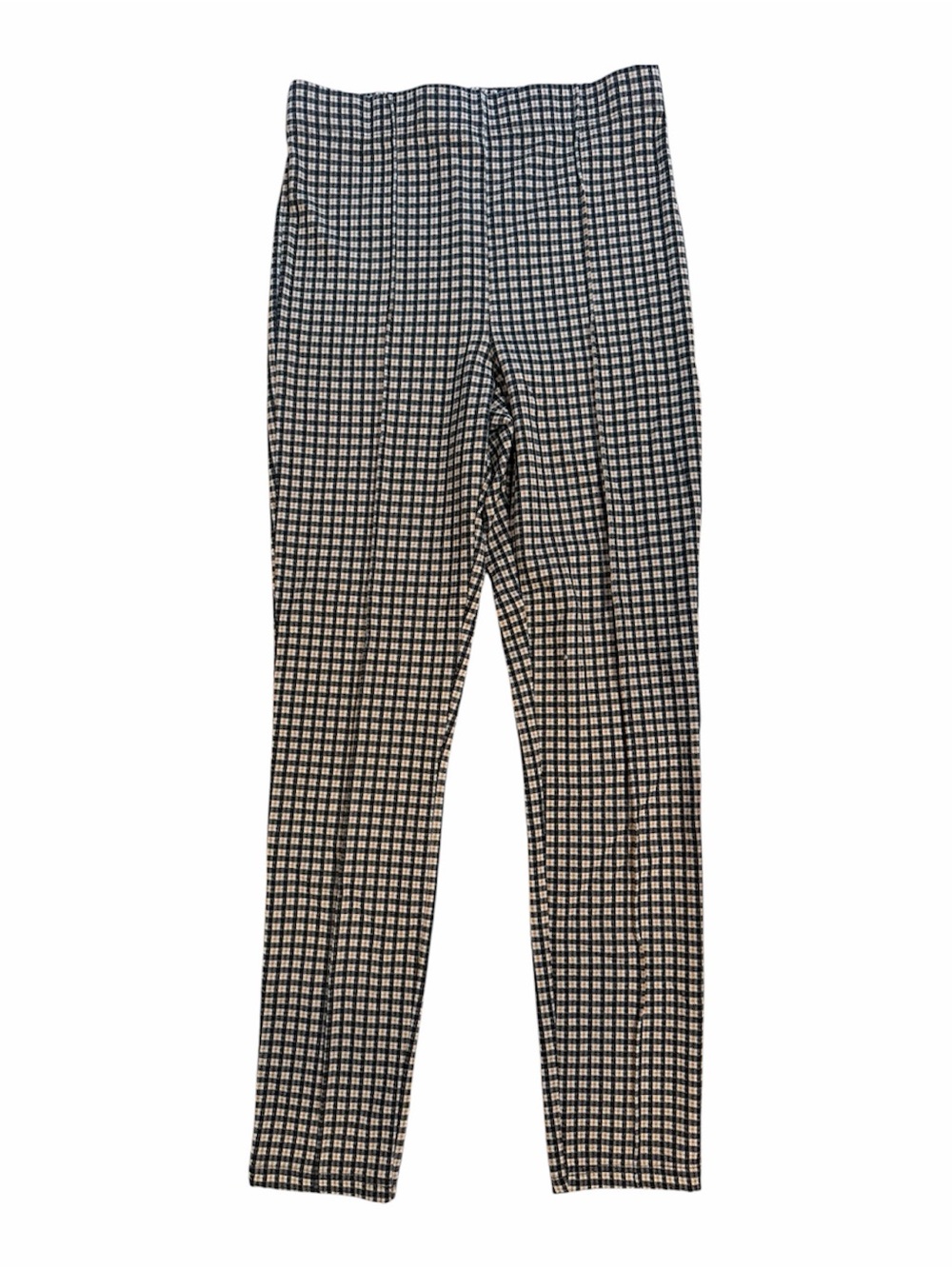 Forever 21 Black and White Checked Slim Pants